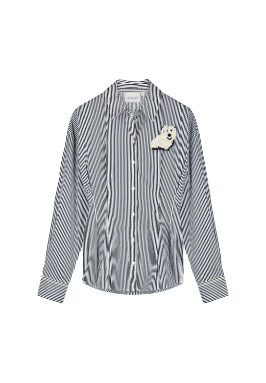 Irina Blouse | Blue Stripe