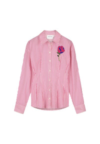 Irina Blouse | Pink Stripe