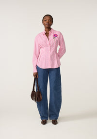 Irina Blouse | Pink Stripe