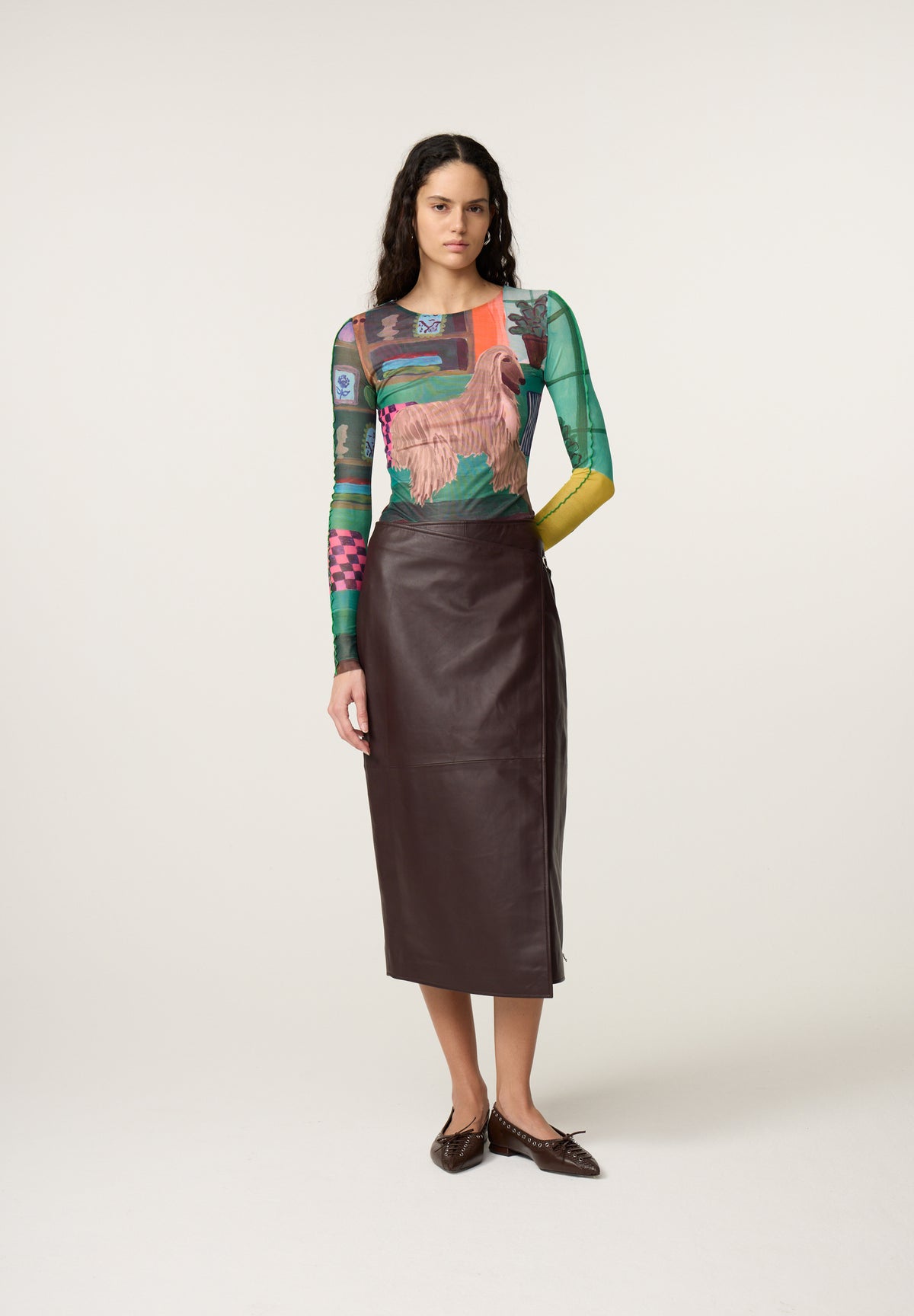 Jara Top | Purple Orange