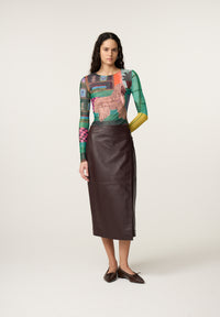 Jara Top | Purple Orange