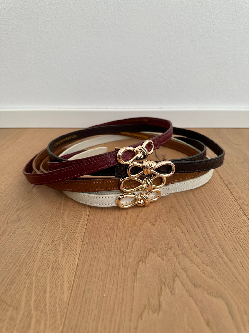 Infinity Buckle Belt | Merlot