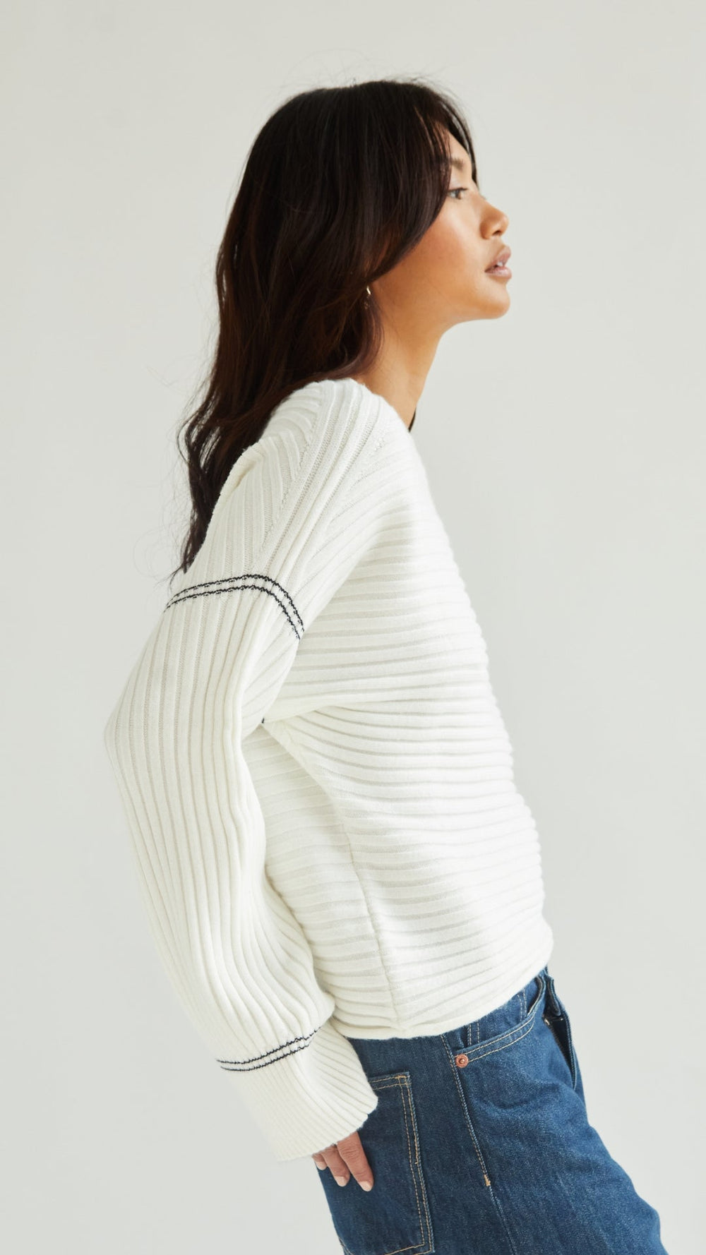 Anna Sweater in Ivory
