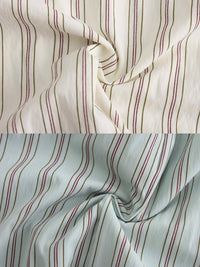 Strap Striped Cake Dress | Cream & Red