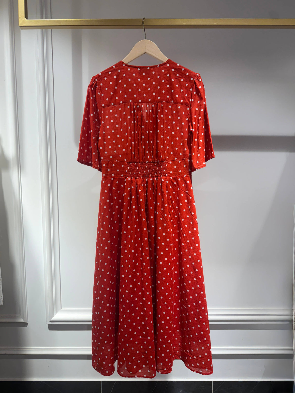 Suzie Cotton Polka-dot Dress