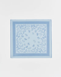 Butterfly Blue Jacquard Scarf