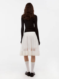 CUBIC Wool Blend V-Neck Knit T-Shirt