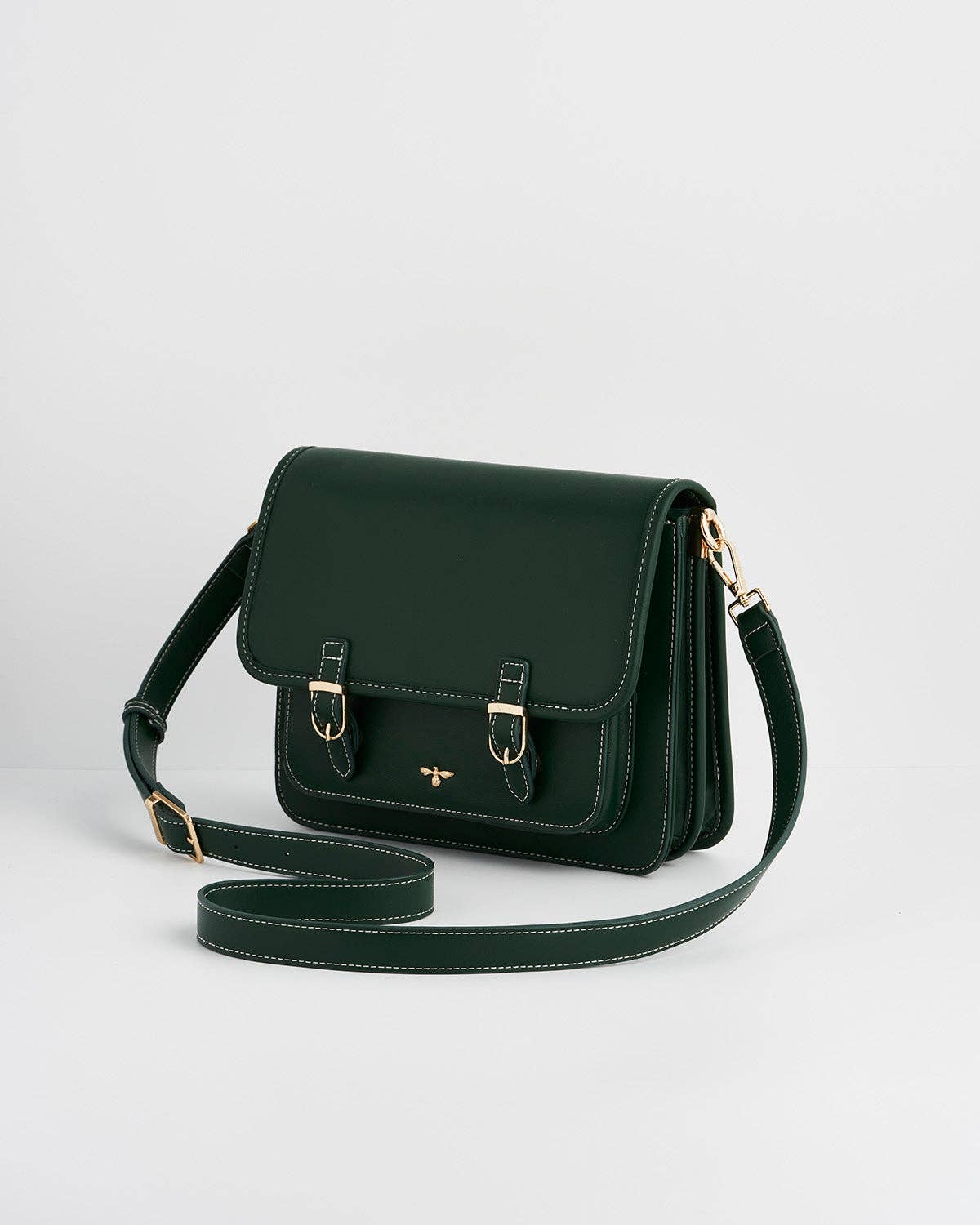 Into the Woods Green Classic Satchel