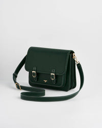 Into the Woods Green Classic Satchel