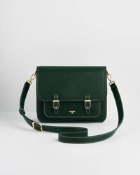 Into the Woods Green Classic Satchel
