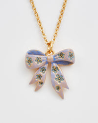 Bow Pendant Necklace