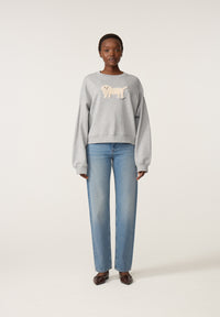 Amy Puppy Sweater | Grey