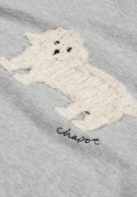 Amy Puppy Sweater | Grey