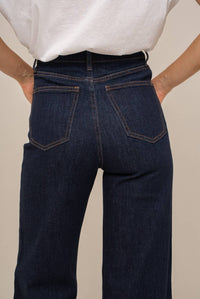 Gabriel Wide Straight Leg Jeans | Navy
