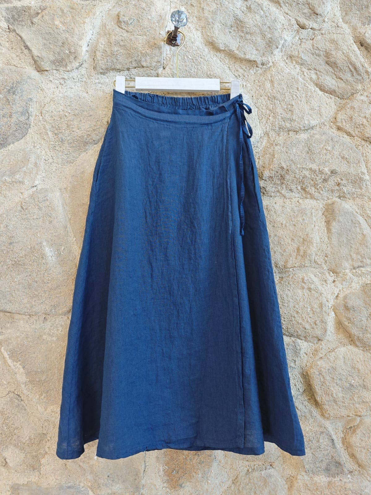 Linen Wrap Skirt