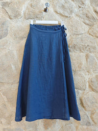 Linen Wrap Skirt