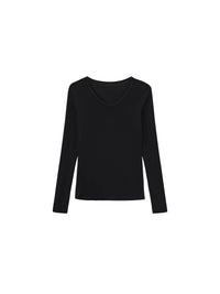 Basic Long-Sleeve Layering Top | Crew Neck