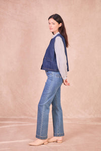 IMANE – 100% Cotton Denim Vest