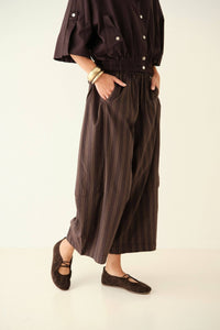 James Pants - Brown Striped