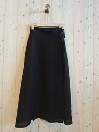 Linen Wrap Skirt