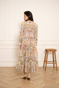 Floral print Marbella silk dress