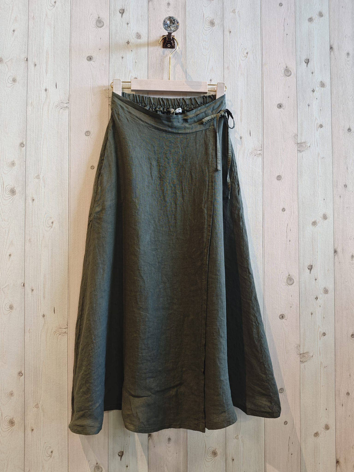 Linen Wrap Skirt