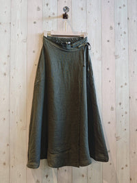 Linen Wrap Skirt