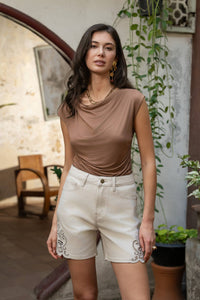 Livie shorts | Taupe