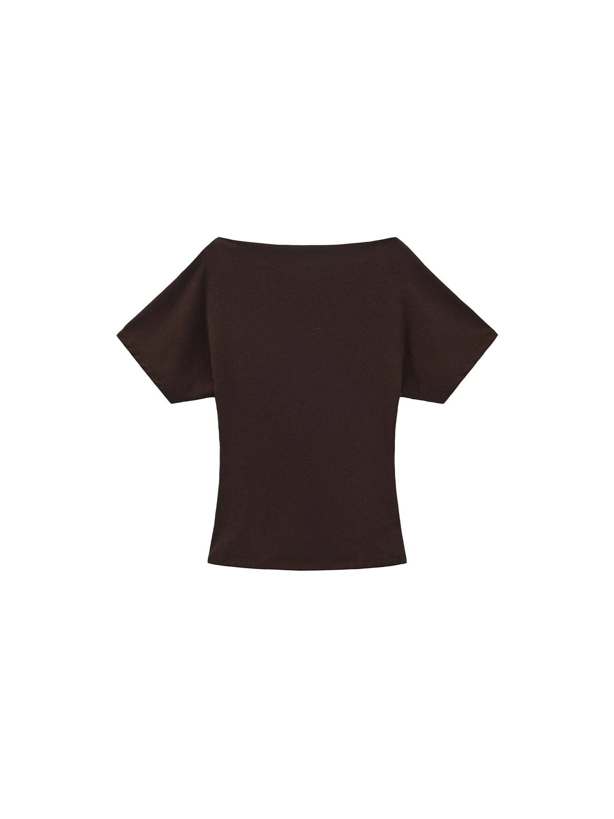 CUBIC Lyocell Blend Off-Shoulder Fitted Top