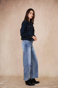 Women's Denim Jacket | Navy Wash
