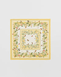 Cybele Yellow Narrative Square Scarf