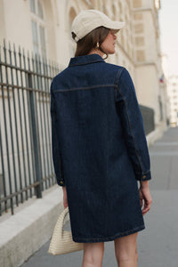 Rebecca Denim Pocket Front Dress