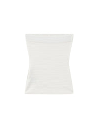 Sculpted Textured Fitted Knit Top