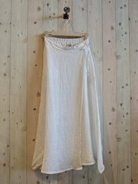 Linen Wrap Skirt