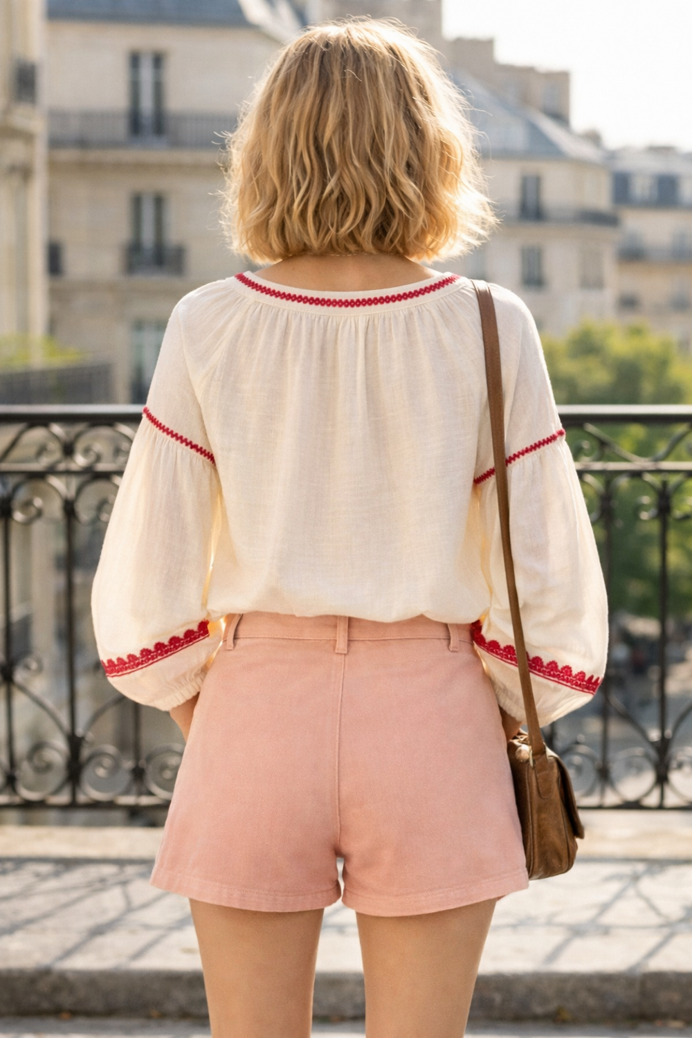 Cotton Shorts | Rose