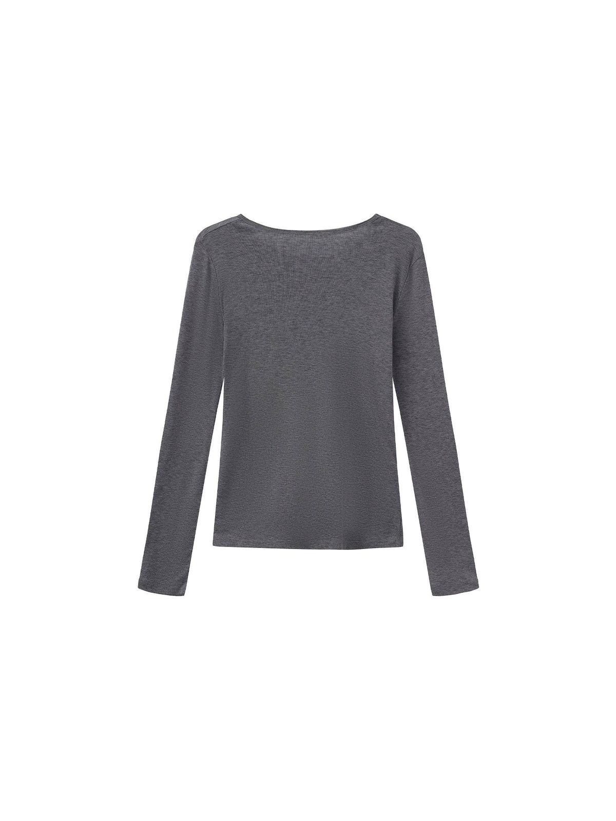 Basic Long-Sleeve Layering Top | Crew Neck