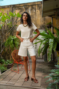 Bermuda Victus Shorts | White