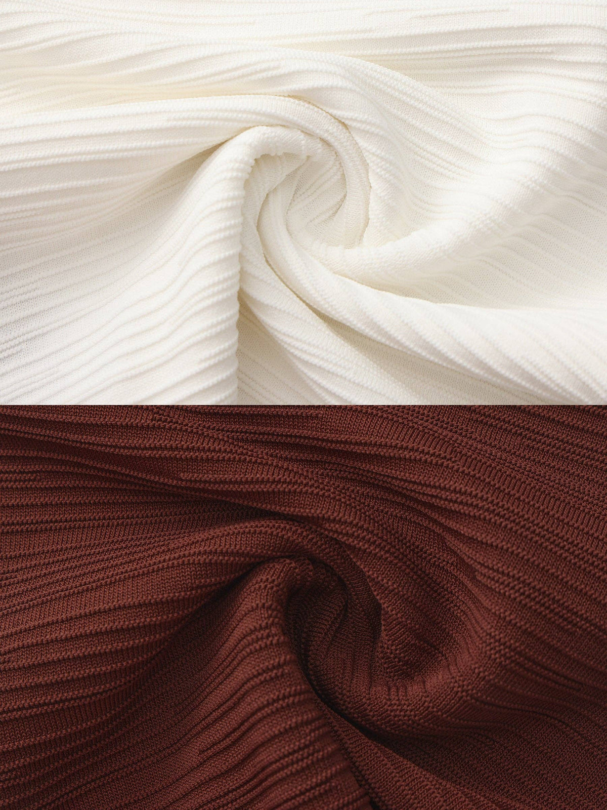 Sculpted Textured Fitted Knit Top