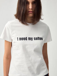 CUBIC 'need my coffee' T-Shirt