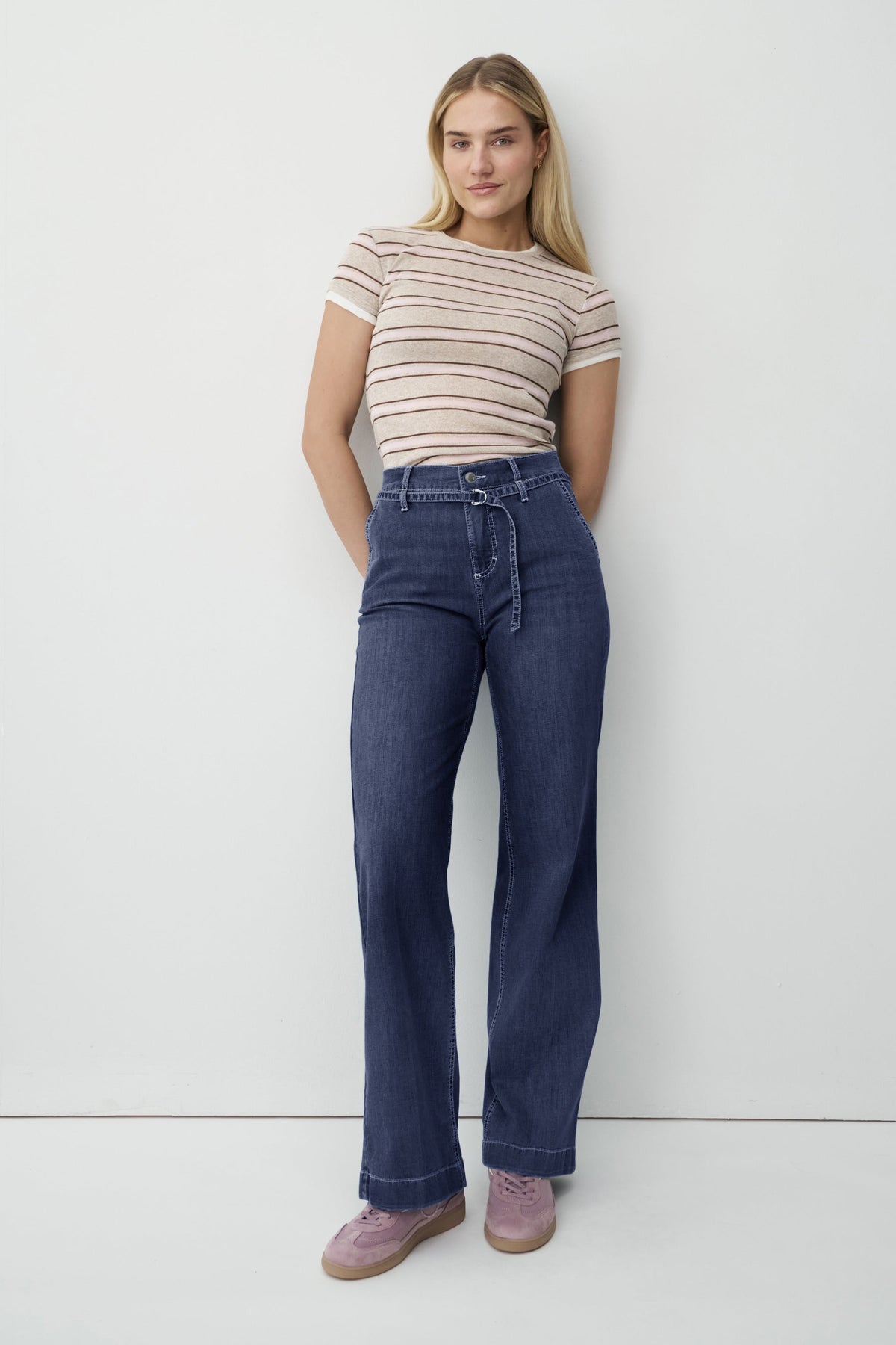 Mila Wide Fit Jeans | Dark Indigo