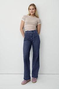 Mila Wide Fit Jeans | Dark Indigo