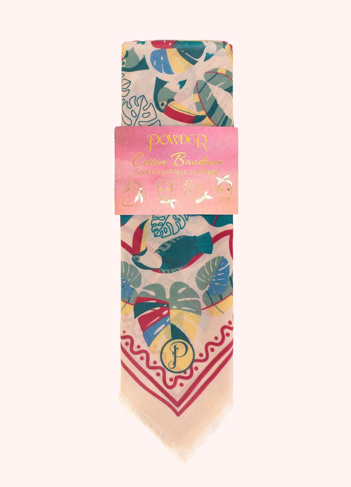 Tropical Toucan Cotton Bandana