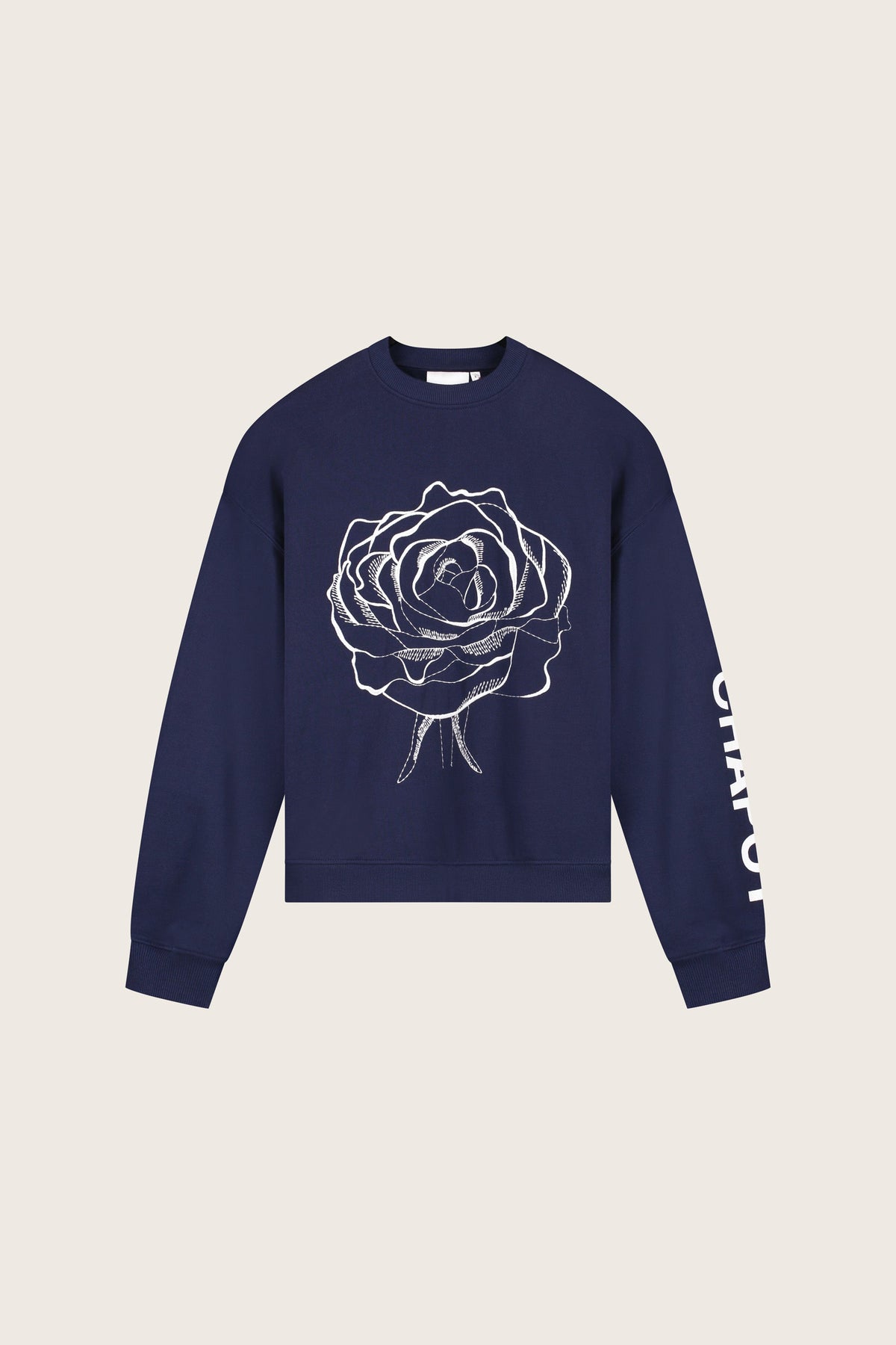 Luna Flower Sweater | Navy