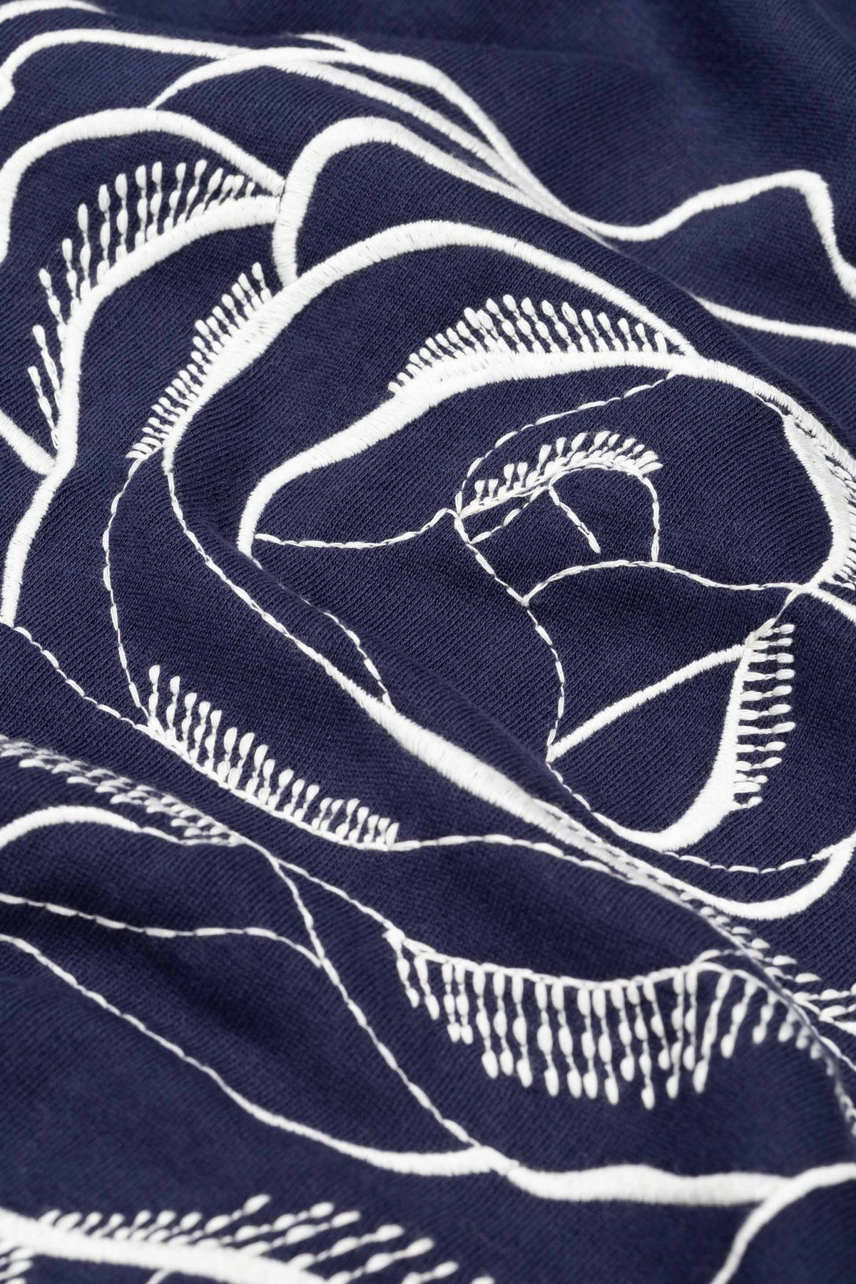 Luna Flower Sweater | Navy