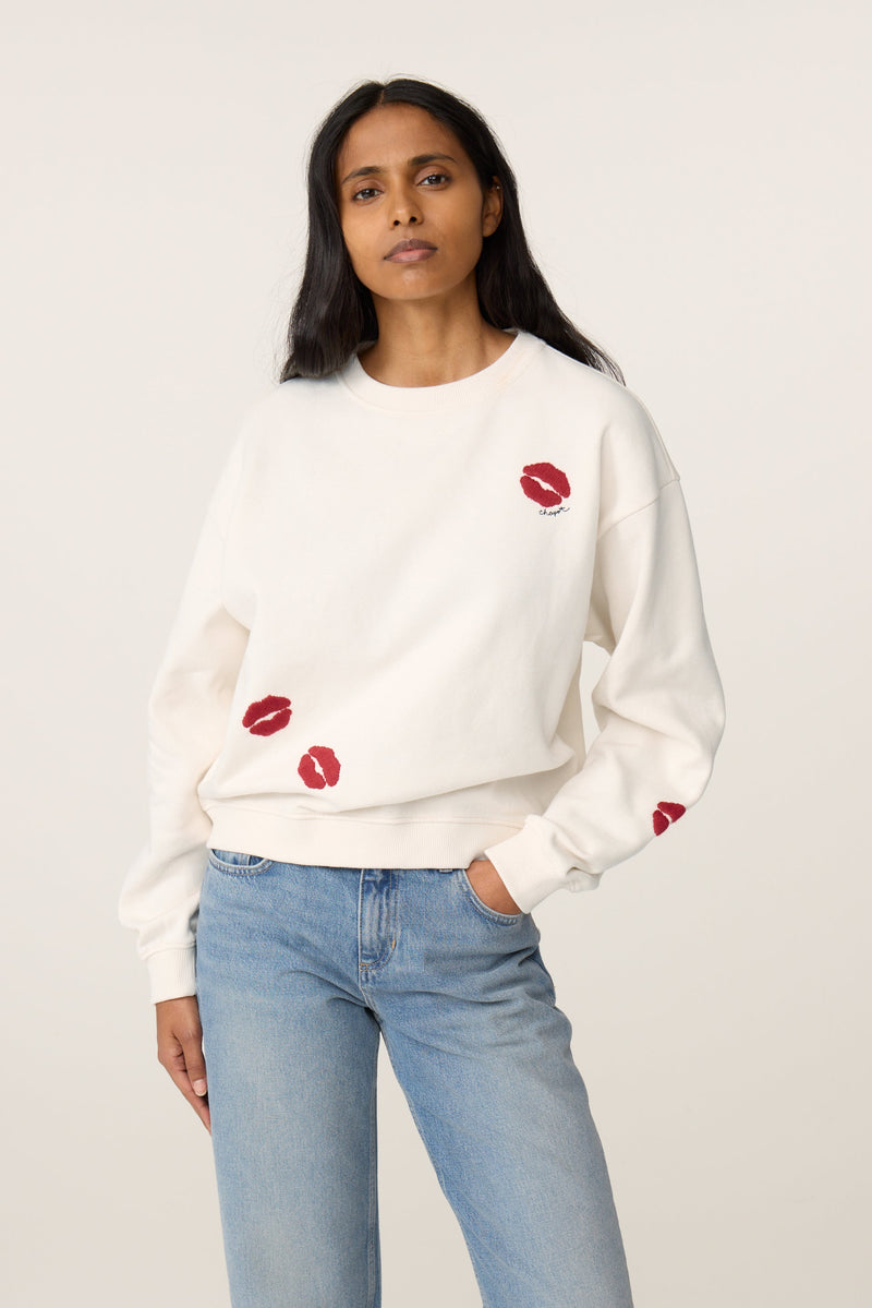 Terry Kiss Sweater | Cosy White