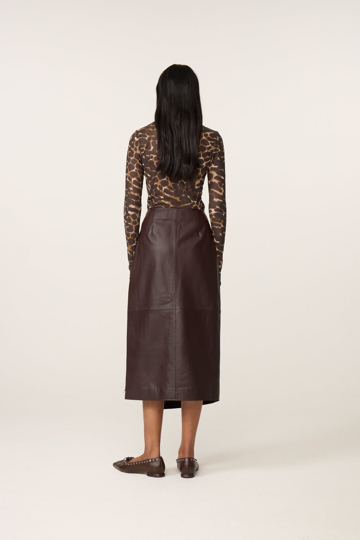 Jadyn Top | Toffee Camel Leopard