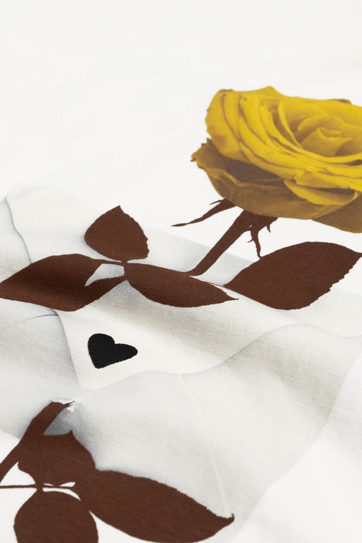 Phileine Rose Long Sleeve T-Shirt | Cosy White