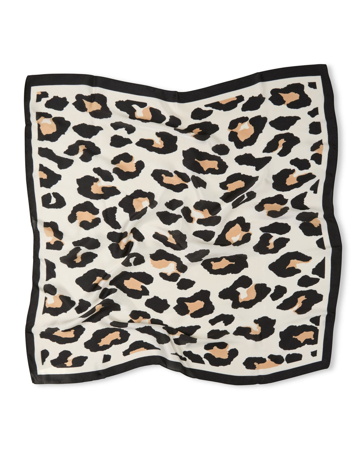 Luna Scarf | Large Leopard Print | Cream