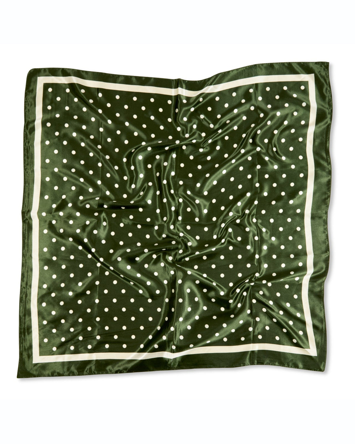 Wren Scarf | Small Spot | Pine Green