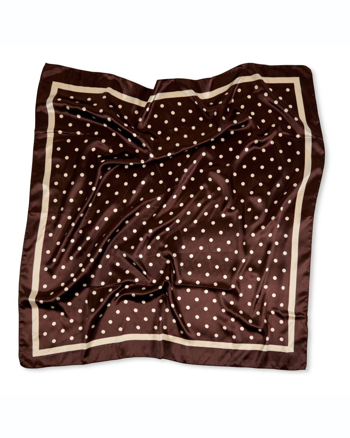 Wren Scarf | Small Spot | Brown
